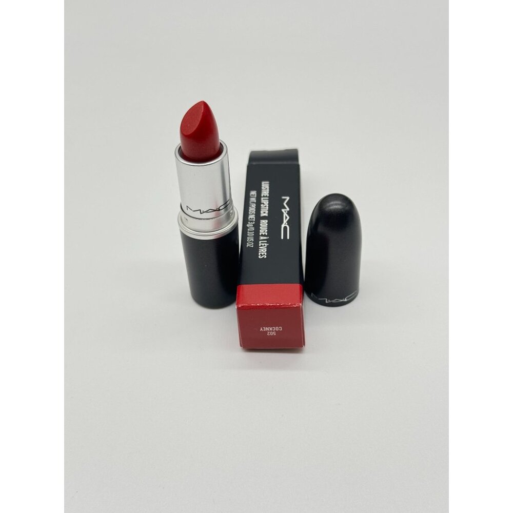 MAC Lustreglass Sheer-Shine Lipstick 502 Cockney 0.1 Oz / 3g